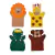 Kit De Fantoches Animais Selvagens com 4 Peças