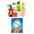 Kit de Dedoches Peter Pan + Livro com 8 Peças