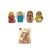 Kit de Dedoches Salsão e Dalila + Mini Livro com 4 Peças