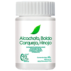 Basics Alcachofa + Boldo comprimido 60 unid.