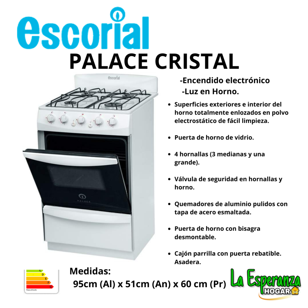Cocina ESCORIAL Palace Cristal LX S2 GN Blanca - AllCell y más