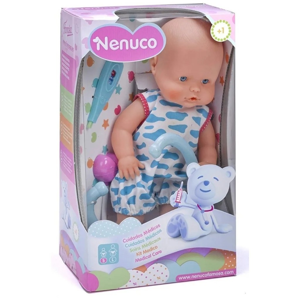 Bebe Nenuco Cuidados Medicos Con Accesorios Linea Cuidados