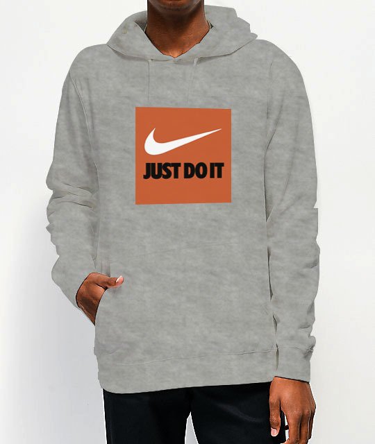 nike just do it moletom com capuz orange