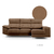 Imagen de Sofá Valencia 3 chaise longue La Valenziana Muebles ®