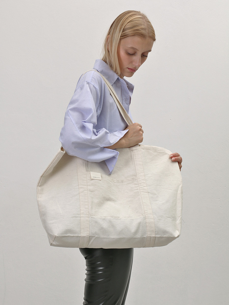 Ecobag Sustentável de Algodão Cru Merci - mercishoponline