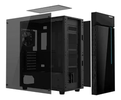 Gabinete Gigabineteyte C200 Glass Rgb Sin Fuente - comprar online
