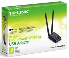 Adaptador Usb Wifi - 300Mbps - 2 Antenas 5Dbi Desmontables - 1000Mw - Tl-Wn8200Nd - 0404218 - Tp-Link