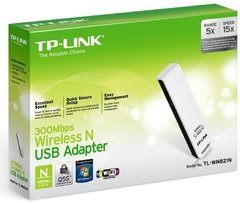 Adaptador Usb Wifi - 300Mbps - Mimo Tech - Antena Interna - Tl-Wn821N - Tp-Link