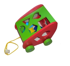 Carrito Madera con Encastres