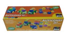 Autitos Set x3 + 21 Bloques
