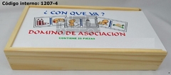 Domino asociación con que va? Fichas gigantes!! - tienda online