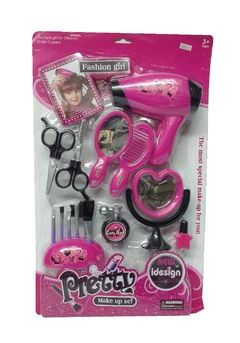 Set de belleza con secador a pilas