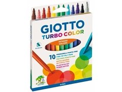 Marcador Largo color turbo Giotto caja x 10 unidades