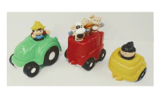 Tractor con 2 acoplados y personajes encastrables Art N° 618 - comprar online