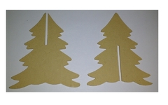 Pino doble en fibrofacil - navideño - navidad - adorno - comprar online
