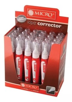 Läpiz corrector "Micro" pack x 24 unidades