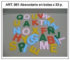 Abecedario en Bolsa
