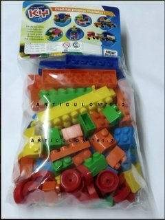 Encastre plástico x 72 piezas