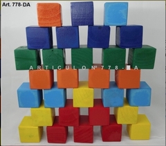 30 cubos grandes - bloques