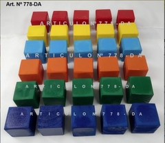 30 cubos grandes - bloques en internet