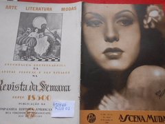 A Scena Muda 1937/38 Lote 4 Revistas N° 834, 844, 888 E 901 - comprar online