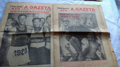 A Gazeta Esportiva Lote Com 5 Jornais Anos 1930, 1940 - comprar online