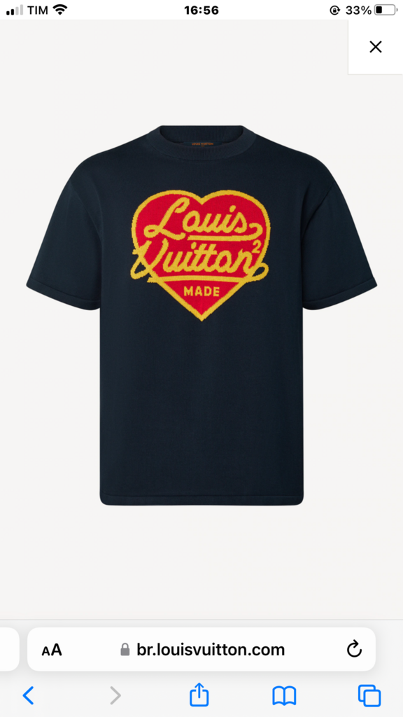 Camiseta Louis Vuitton LV - Comprar em styletenis