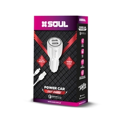 Cargador de auto Dual Fast Charge SOUL - comprar online