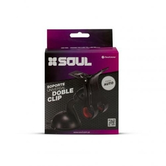 Soporte universal pinza snap p/auto SOUL - comprar online