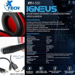 Auricular Gamer XTech Igneus XTH-551 en internet