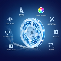 Tira LED inteligente Wi-Fi Tp-Link Tapo L900-5mts - comprar online