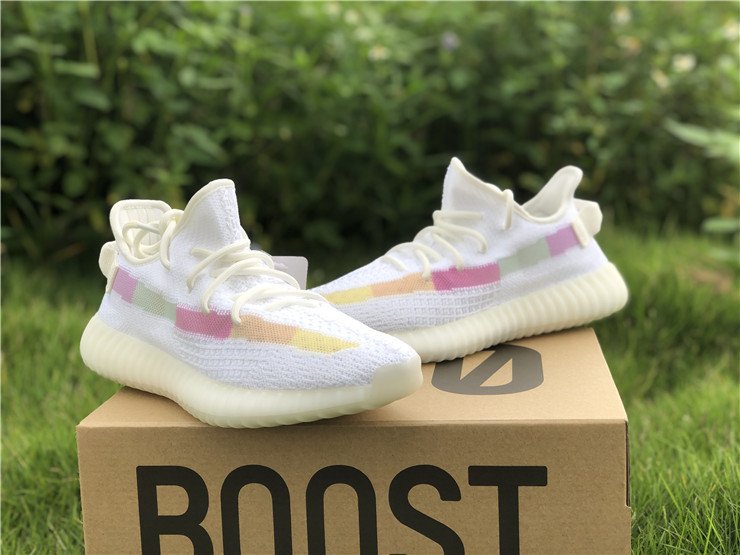 yeezy 350 v2 white rainbow