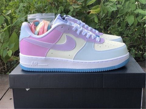 nike air force 1 azul pastel