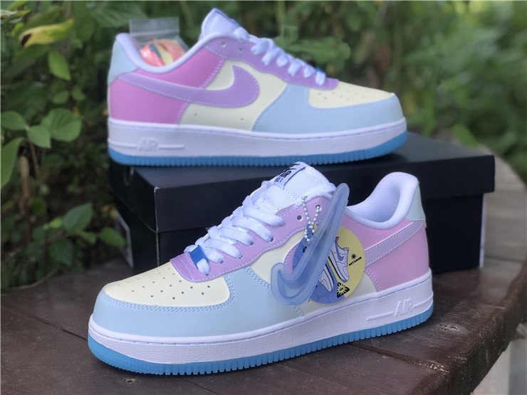nike air force 1 azul pastel