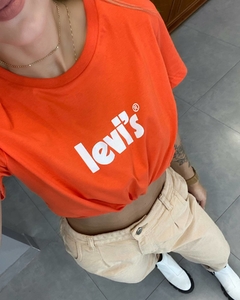 Camiseta Feminina Levis Laranja - Dona Chica