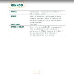 GIN GINKGO CERVECERIA PATAGONIA 500 ml en internet