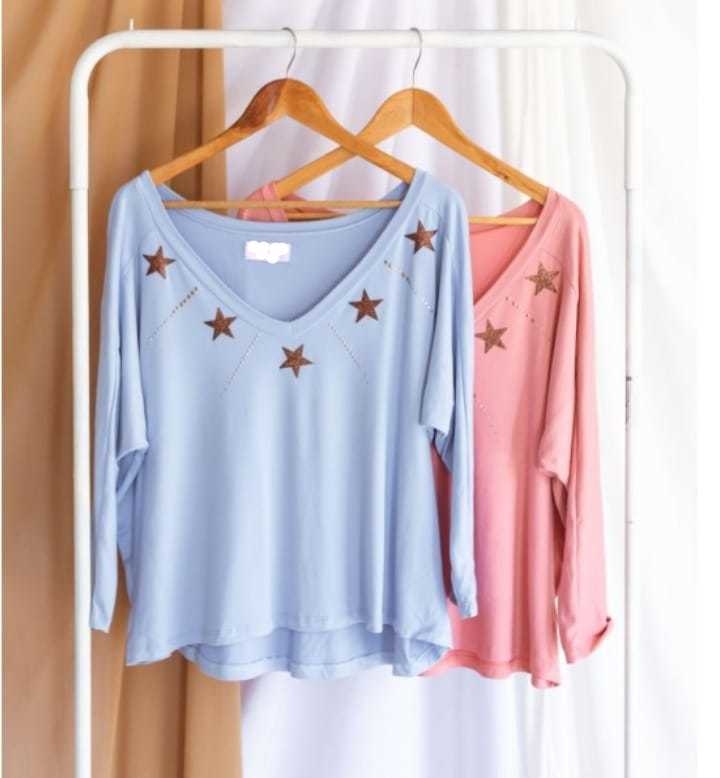 REMERA TRUFA FUGAZ CELESTE