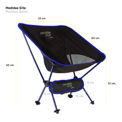 COMBO 2 CHAIR ONE ALUMINIO + TABLE TWO - tienda online