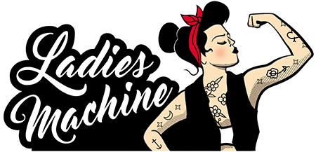 Ladies Machine Custom - Moda para mulheres motociclistas, que curtem liberdade, tatuagem e kustom kulture
