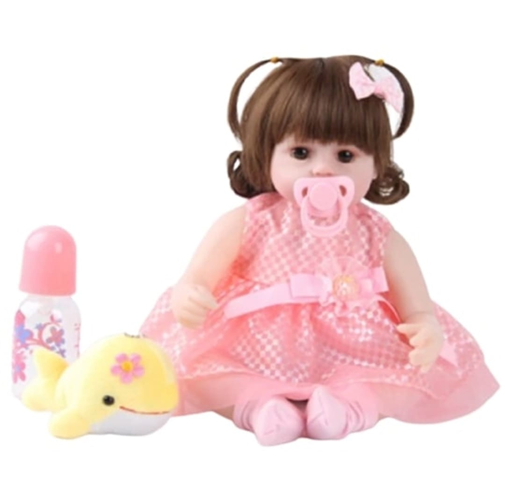 ROUPA Vestido Conjunto para Boneca Tipo Bebê Reborn (BONECA NÃO INCLUSA)