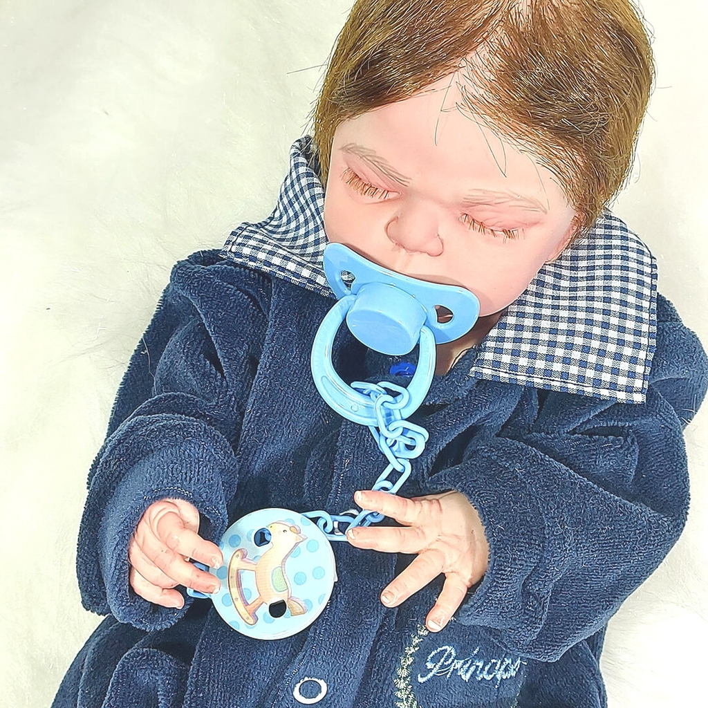 Boneco Reborn Menino Corpo de Silicone - Reborn Bebe