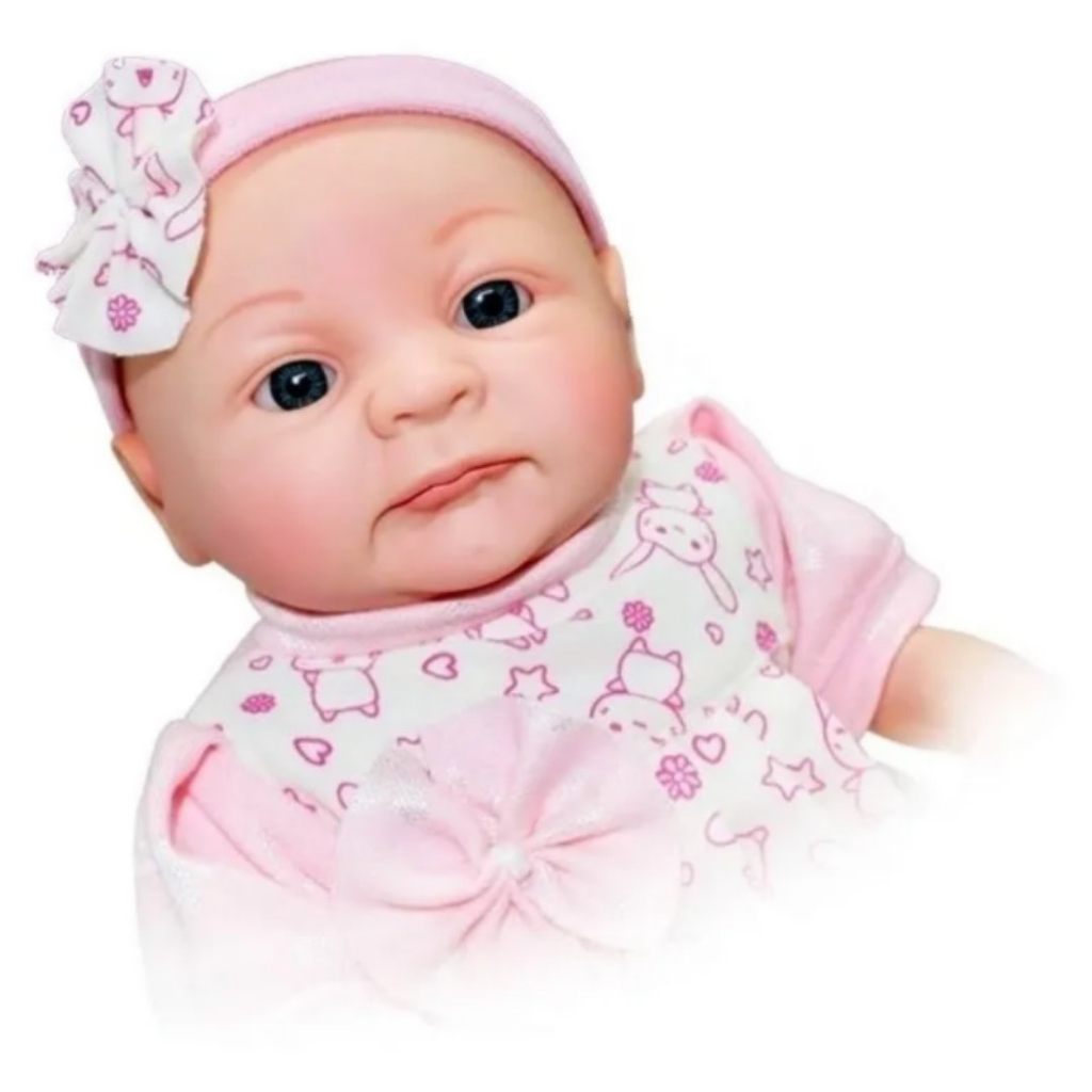 BEBÊ REBORN PRINCESINHA BABALÚ BEBEZINHA QUASE REAL COM DENTINHOS 70 CM -  Maternidade Mundo Baby Reborn