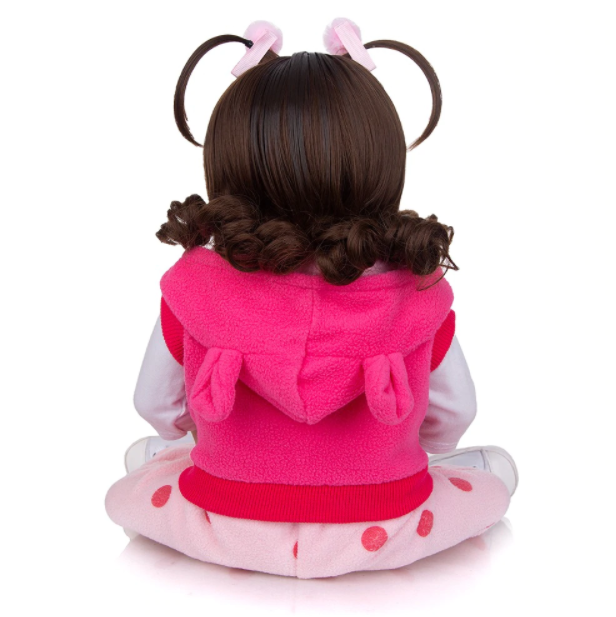 Boneca Reborn Girafinha Bebê Realista Princesa 100% Silicone