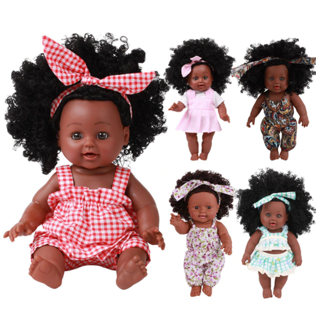 Boneca Reborn Negra Africana, Twin A Dark Skin, Bebê Recém-nascido Realista,  Brinquedos Reborn para Meninas