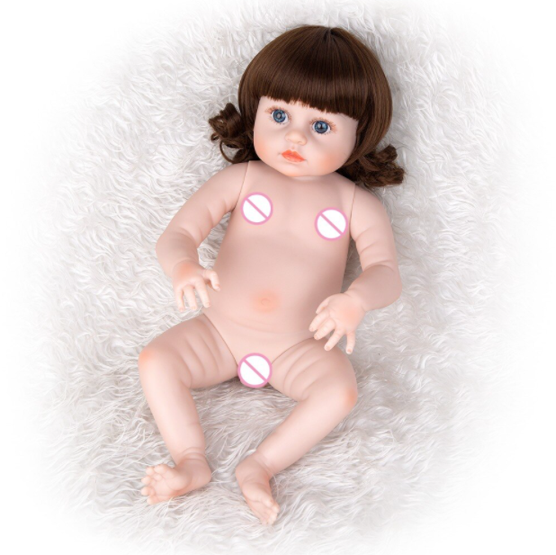 Boneca Reborn Girafinha Corpo de Silicone