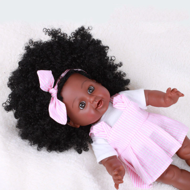 Boneca Reborn Negra Africana, Twin A Dark Skin, Bebê Recém-nascido Realista,  Brinquedos Reborn para Meninas