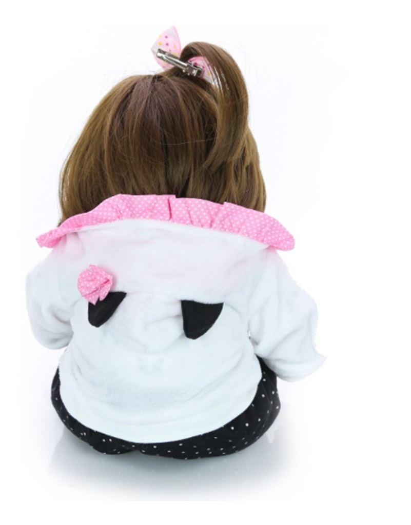 Roupa Para Boneca Bebê Reborn Com Casaco Panda com o Melhor Preço é no Zoom