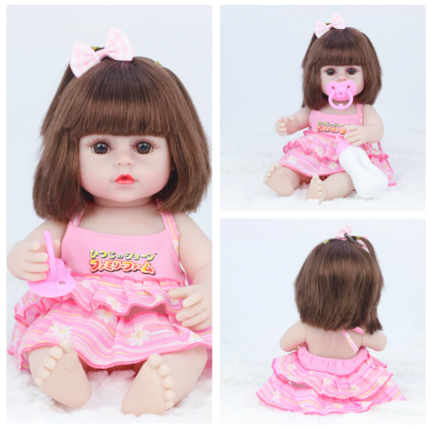 Boneca Bebê Reborn de Silicone Emily você Encontra aqui!