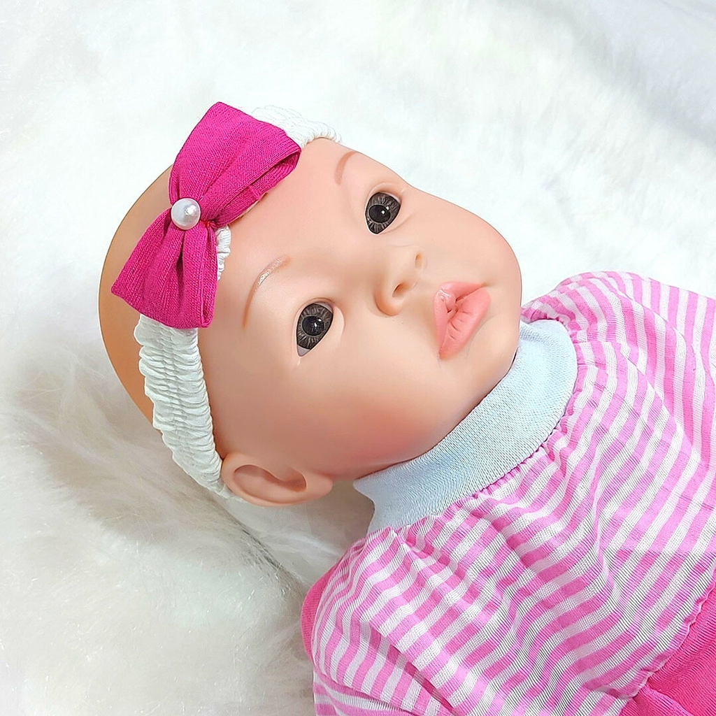 Boneca Bebê Reborn Silicone Tatá Menina Pagão Roupinha Rosa - ShopJJ -  Brinquedos, Bebe Reborn e Utilidades