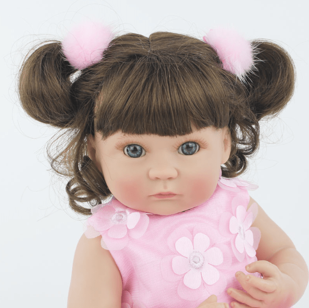 Boneca Bebê Reborn Silicone Alice 40 cm - Store Doll